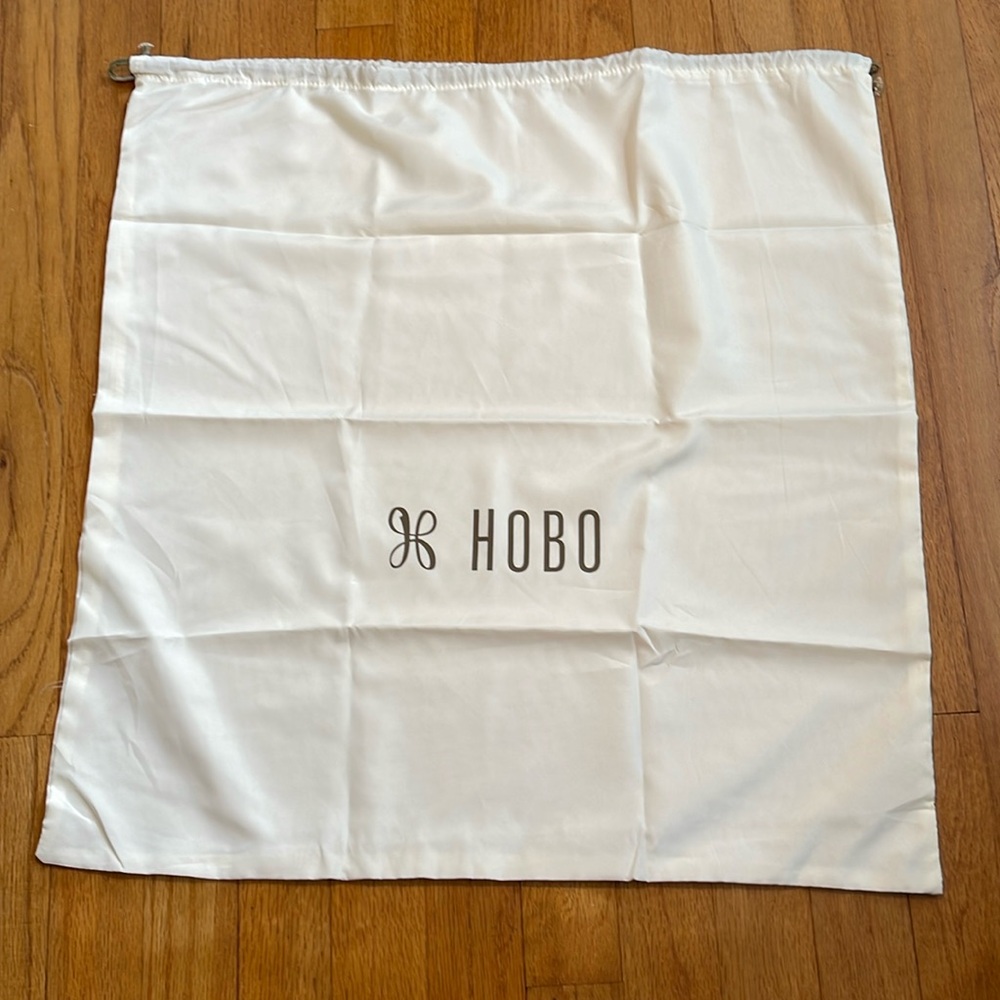 HOBO dust bag. 21.5”x22”. New. Cream with tan.